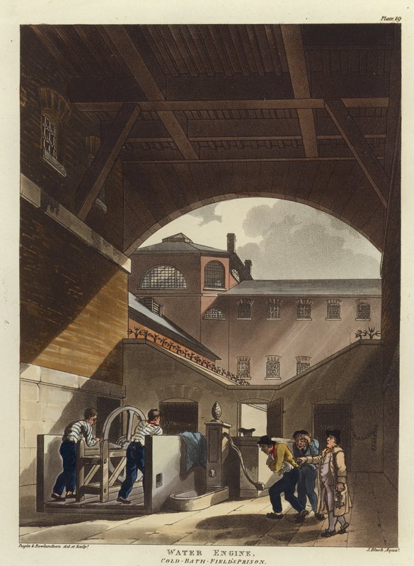 Wasserpumpe von Pugin and Rowlandson