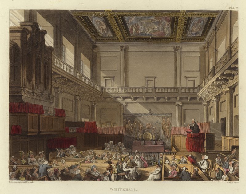 Whitehall von Pugin and Rowlandson