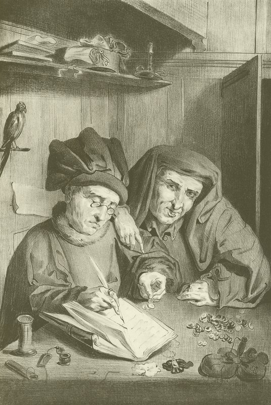 Die Steuereintreiber von Quentin Massys or Metsys