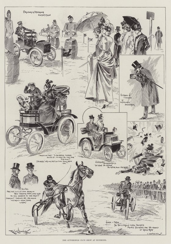 Die Automobilclub-Show in Richmond von Ralph Cleaver