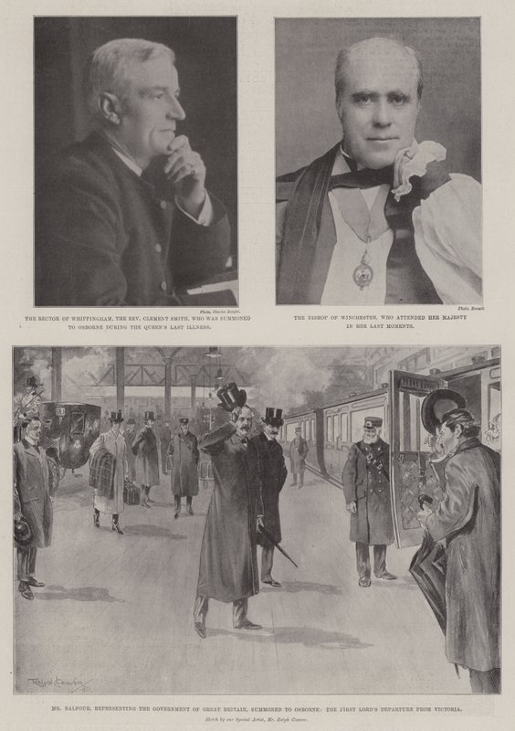 Der Tod von Königin Victoria von Ralph Cleaver