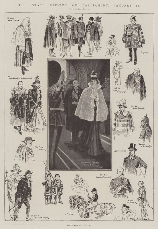 Die feierliche Eröffnung des Parlaments, 16. Januar von Ralph Cleaver