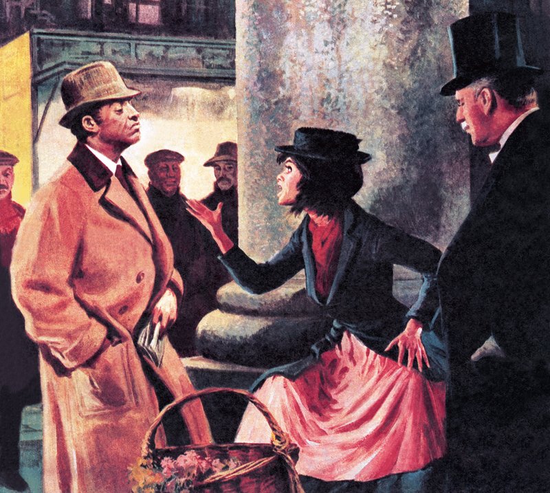 Professor Higgins und Eliza Doolittle von Ralph Bruce