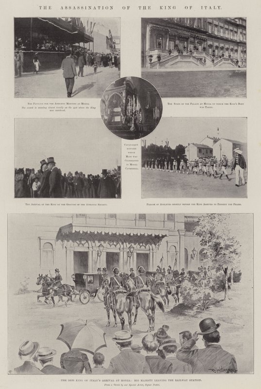 Die Ermordung des Königs von Italien von Ralph Cleaver