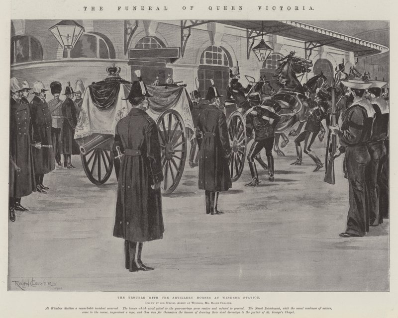 Das Begräbnis von Königin Victoria von Ralph Cleaver