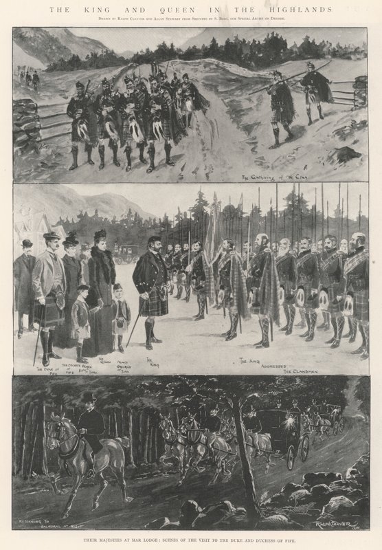 Der König und die Königin in den Highlands von Ralph Cleaver
