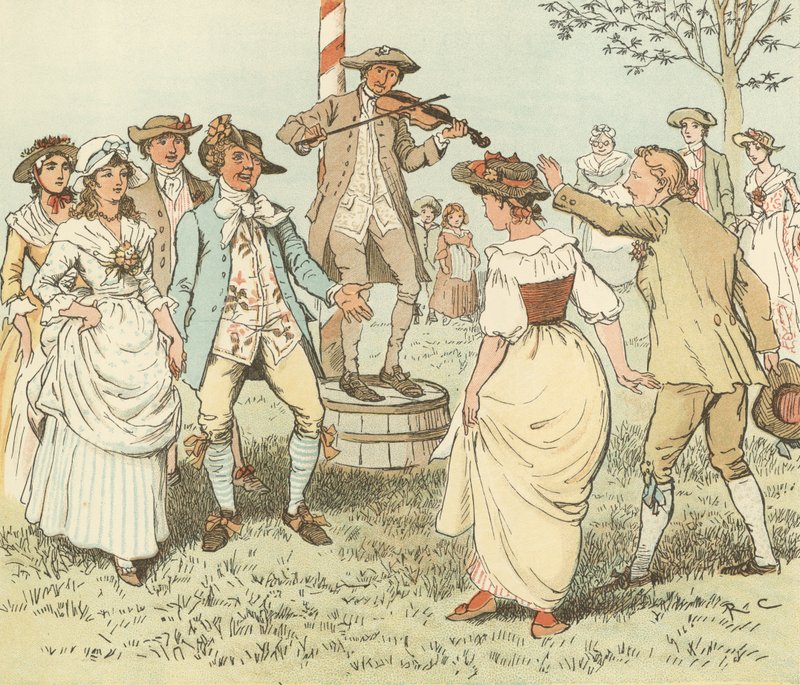 Kommt Mädchen und Jungen von Randolph Caldecott