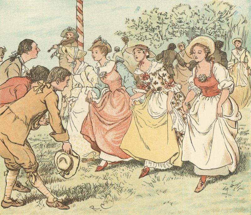Kommt Mädchen und Jungen von Randolph Caldecott
