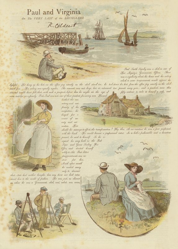 Paul und Virginia, oder die allerletzten Schmuggler von Randolph Caldecott
