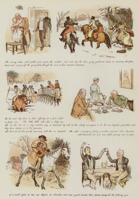 Der Weihnachtsmuffel von Randolph Caldecott