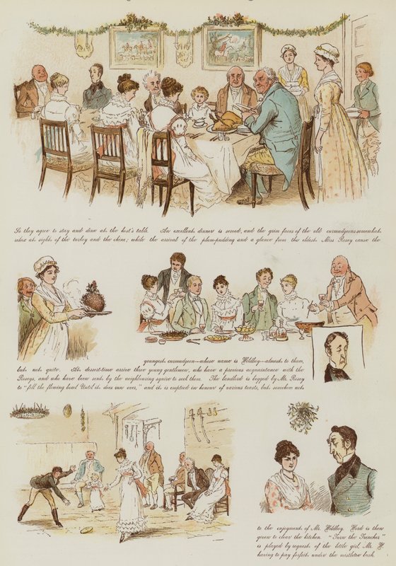 Das Weihnachtsfest der Griesgrame von Randolph Caldecott