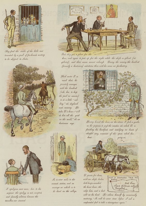 Die seltsamen Abenteuer eines Hundewagens von Randolph Caldecott