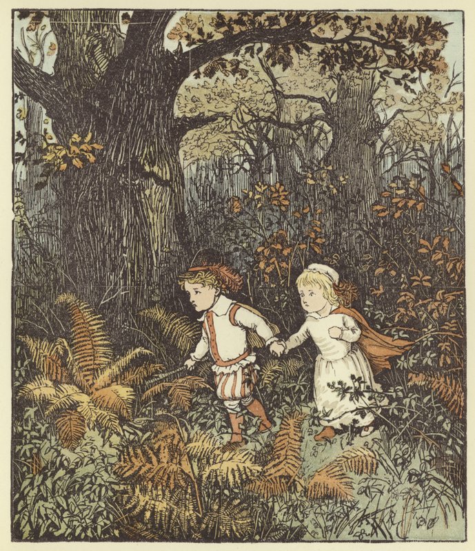 Die Kinder im Wald von Randolph Caldecott