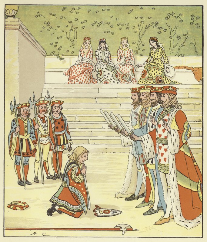 Die Herzkönigin von Randolph Caldecott