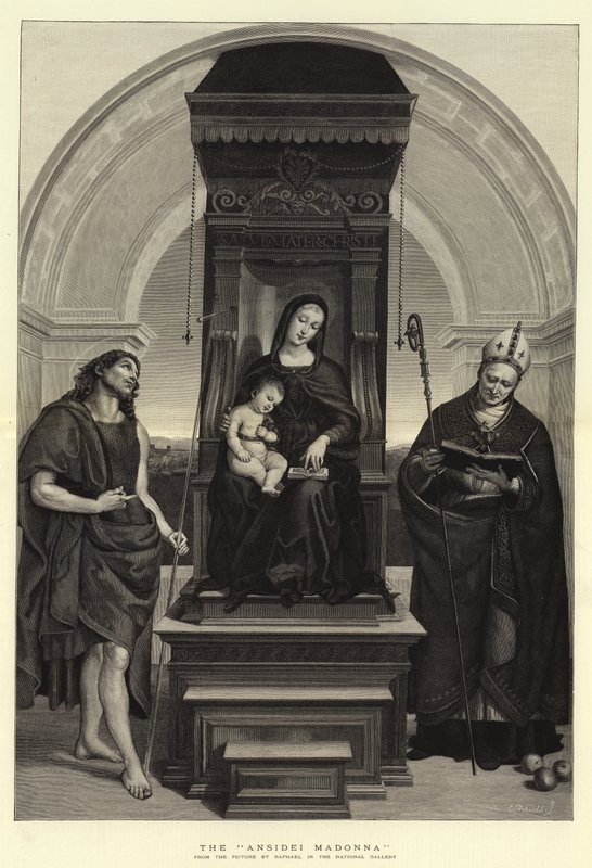 Die Ansidei Madonna von Raffaello Sanzio Raphael