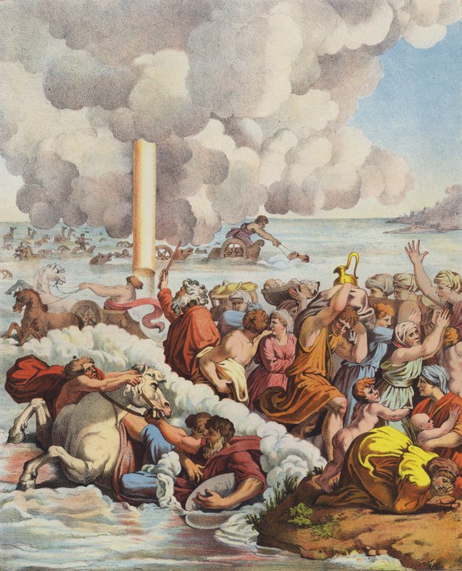 Der Durchzug durch das Rote Meer von Raffaello Sanzio Raphael