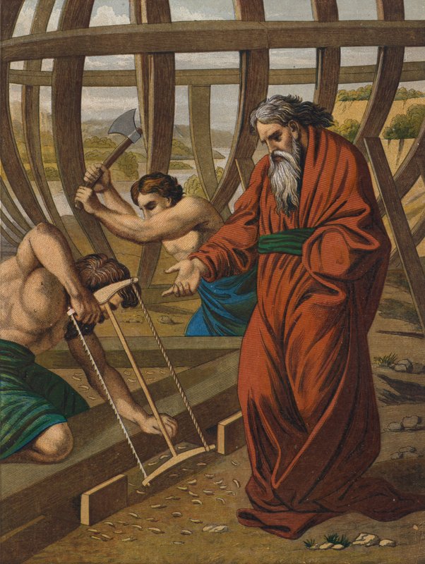 Der Bau der Arche von after Raphael