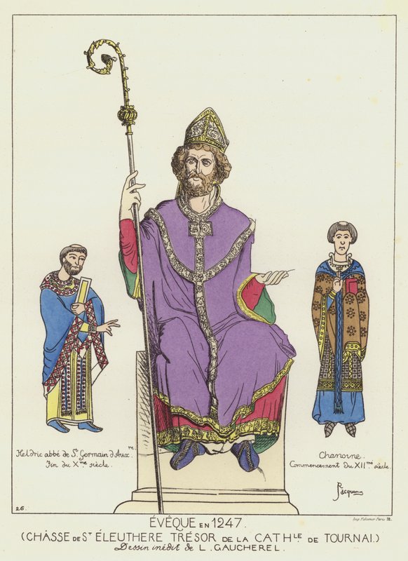 Bischof im Jahr 1247 von Raphael Jacquemin