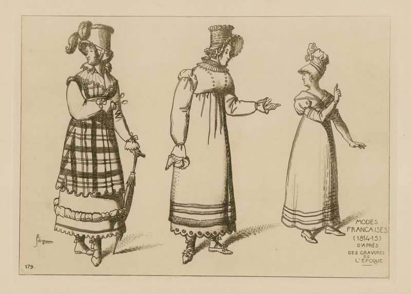 Französische Mode (1814-15) von Raphael Jacquemin