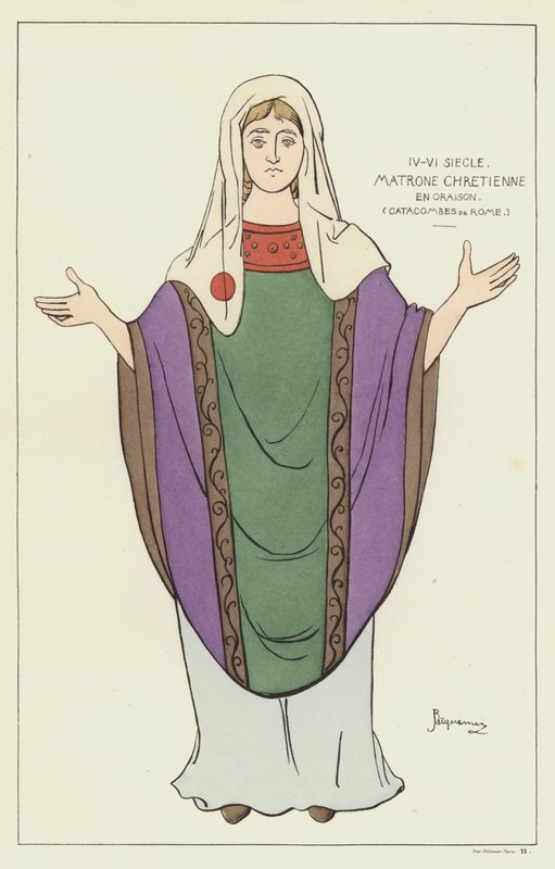 Christliche Matrone von Raphael Jacquemin