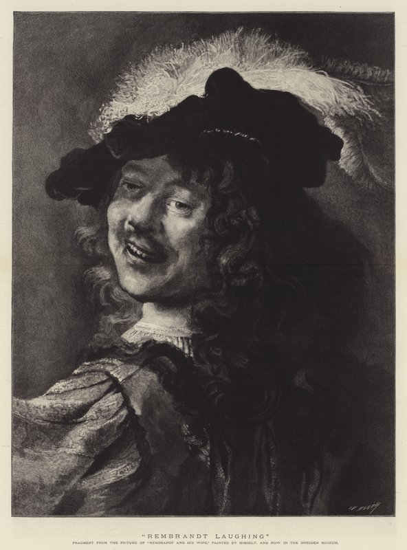 Rembrandt lacht von Rembrandt van Rijn