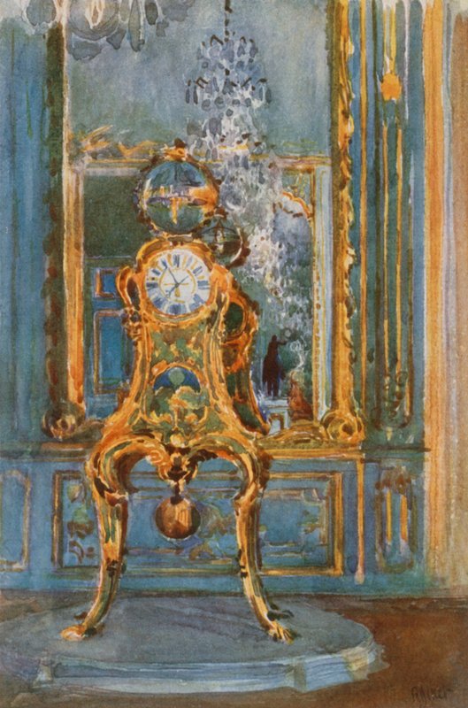 Caffieris Uhr, Versailles von Rene Binet