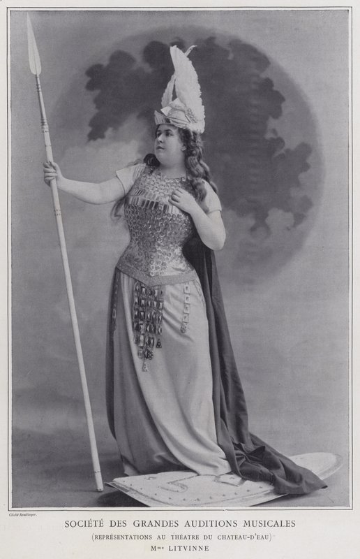 Felia Litvinne, russische Opernsängerin von Reutlinger Studio