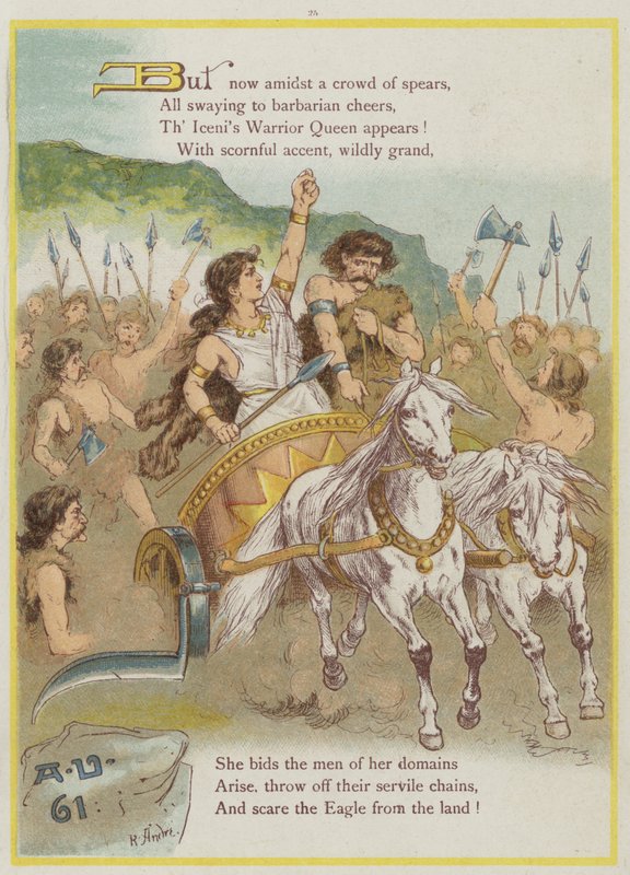 Seite aus Upstream von Richard Andre, Boadicea von Richard Andre