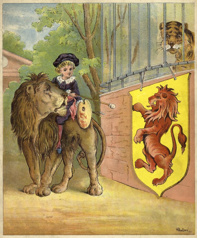 Auf einem Löwen reiten von Richard Andre