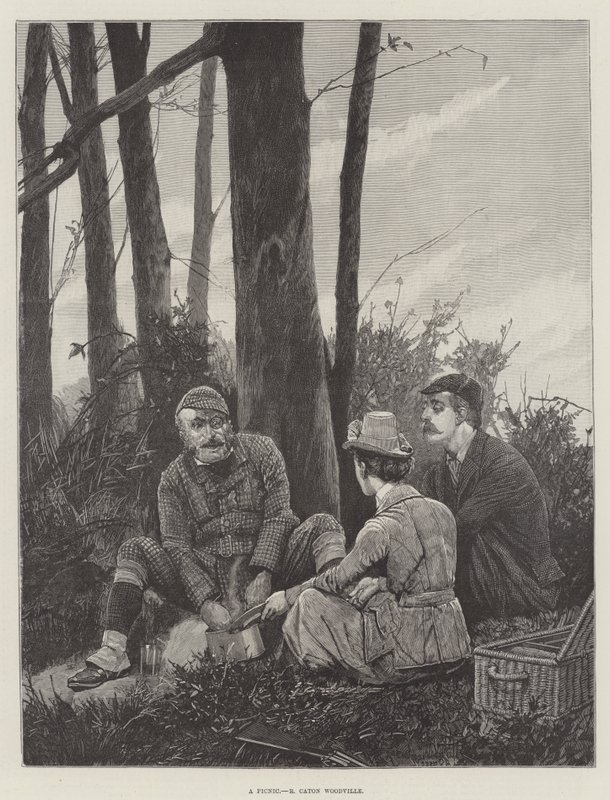 Ein Picknick von Richard Caton Woodville junior