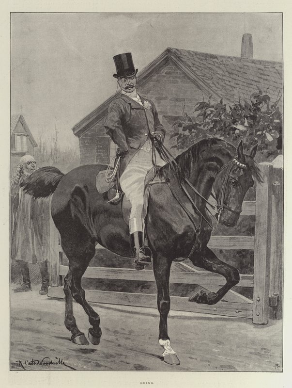 Gehen von Richard Caton Woodville junior