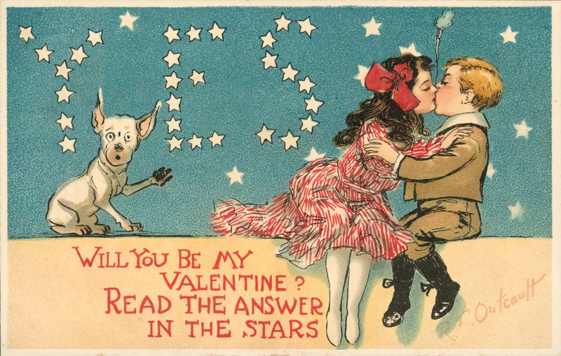 Willst du mein Valentin sein? Lies die Antwort in den Sternen von Richard Felton Outcault