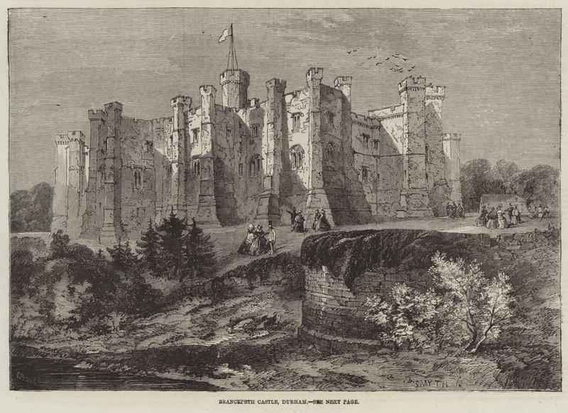 Brancepeth Castle, Durham von Richard Principal Leitch