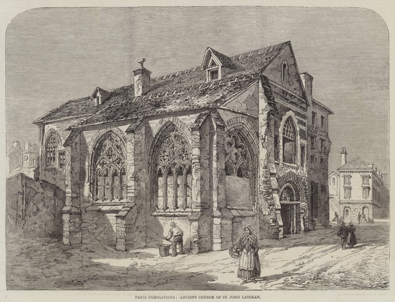 Pariser Abrisse, alte Kirche von St. John Lateran von Richard Principal Leitch