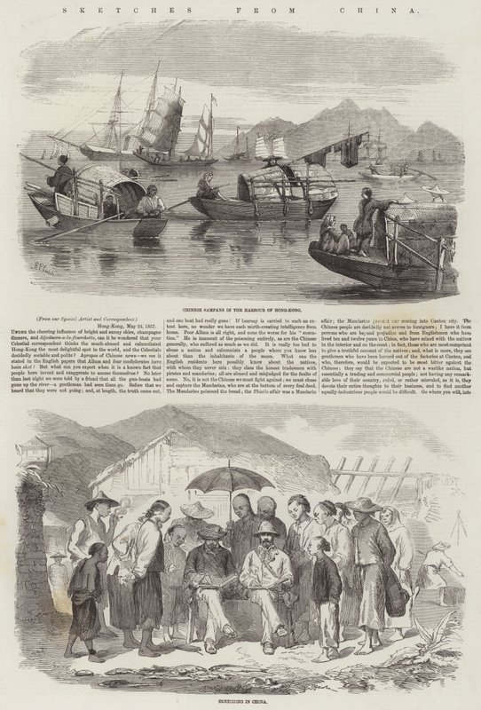 Skizzen aus China von Richard Principal Leitch