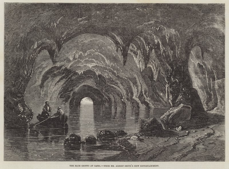Die Blaue Grotte auf Capri von Richard Principal Leitch