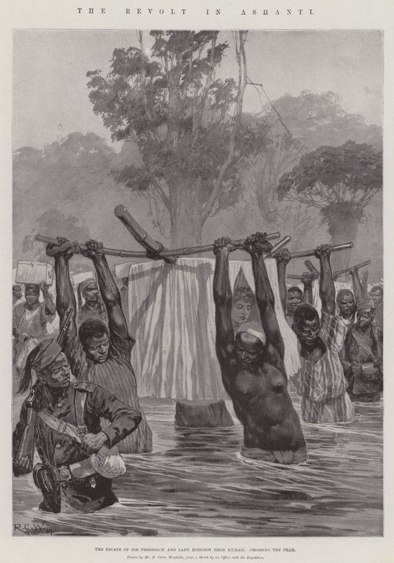 Der Aufstand in Ashanti von Richard Caton II Woodville