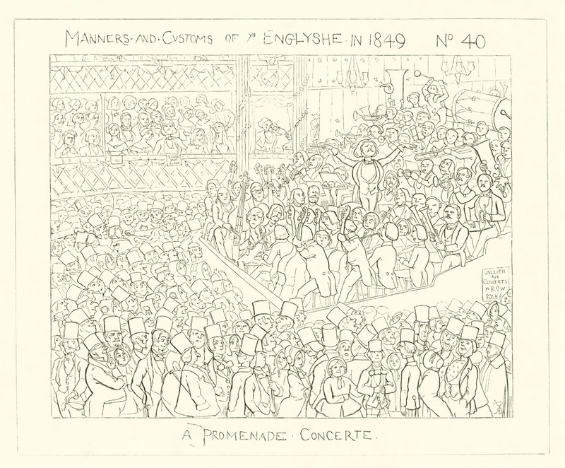 1849, Ein Promenadenkonzert von Richard Doyle