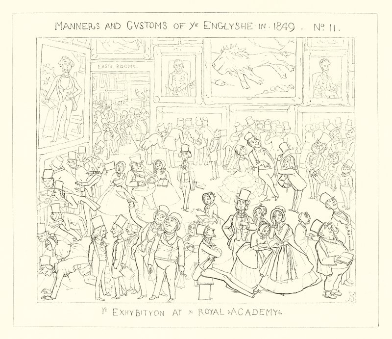 1849, Eine Ausstellung in der Royal Academy von Richard Doyle