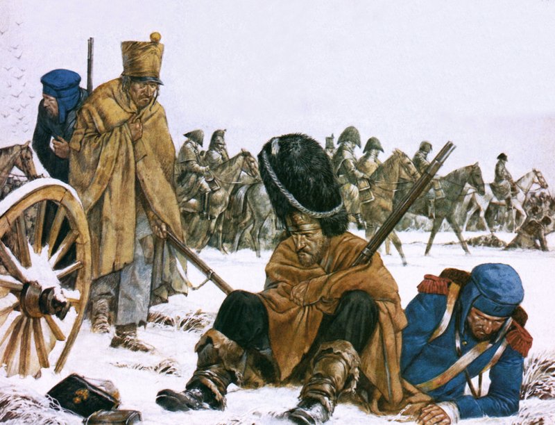 Napoleons Rückzug aus Moskau von Richard Hook