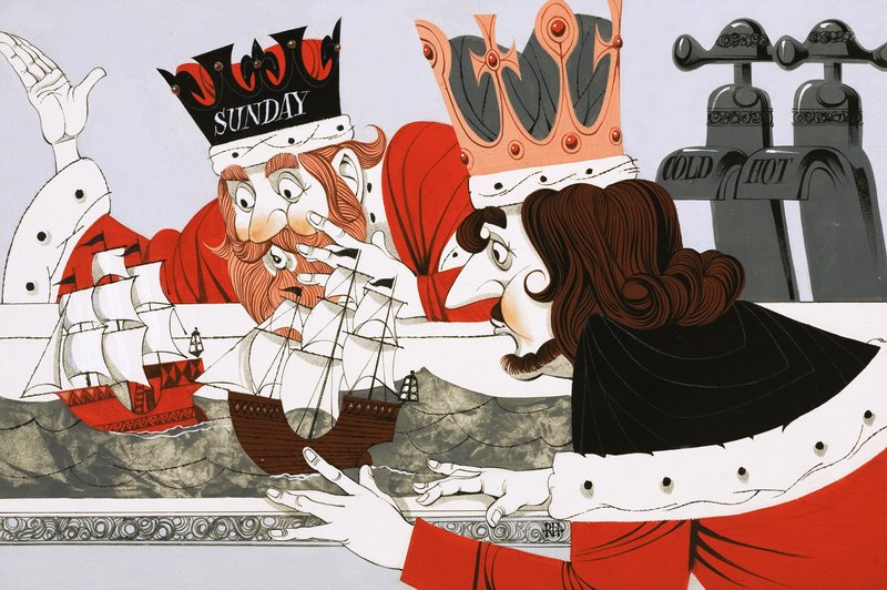 Das Spielzeugboot des Königs von Richard Hook