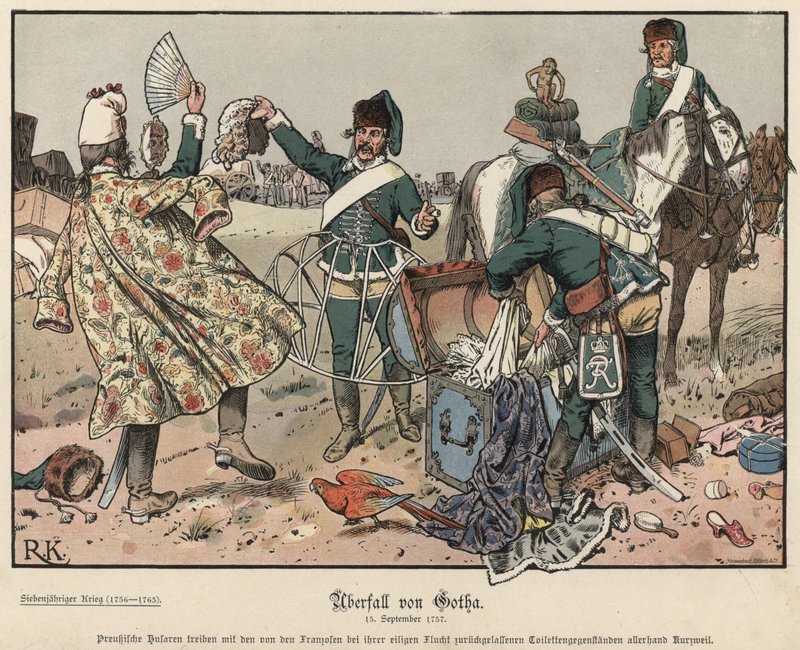 Überfall auf Gotha von Richard Knoetel