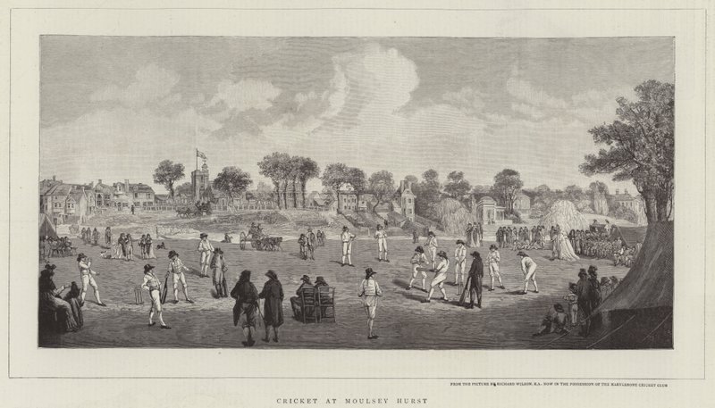 Cricket in Moulsey Hurst von Richard Westall