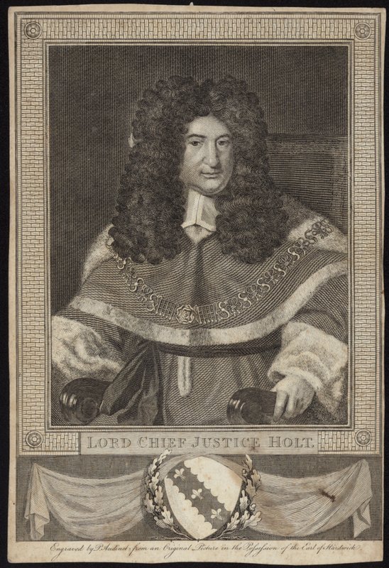 Lord Chief Justice Holt von Richard van Bleeck