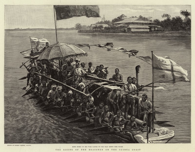 Der Aufstand der Messingmänner an der Guinea-Küste von Robert Barnes