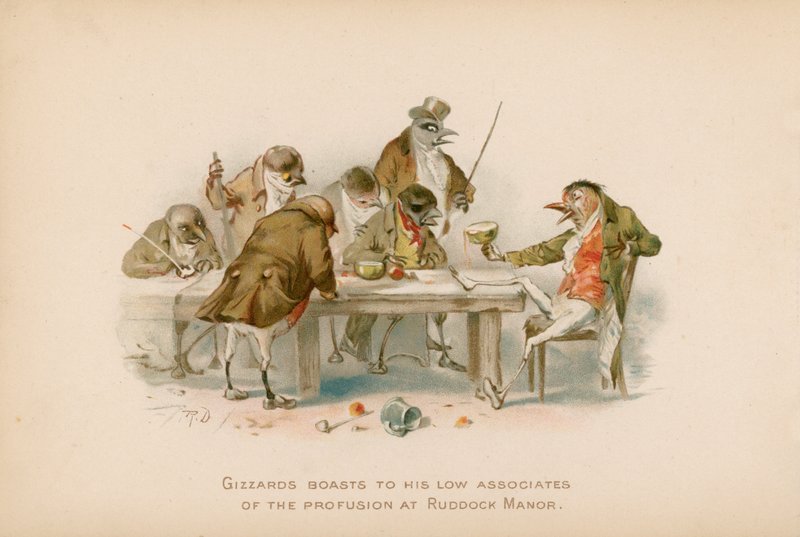 Illustration für The Twigs oder Weihnachten in Ruddock Hall von Robert Dudley