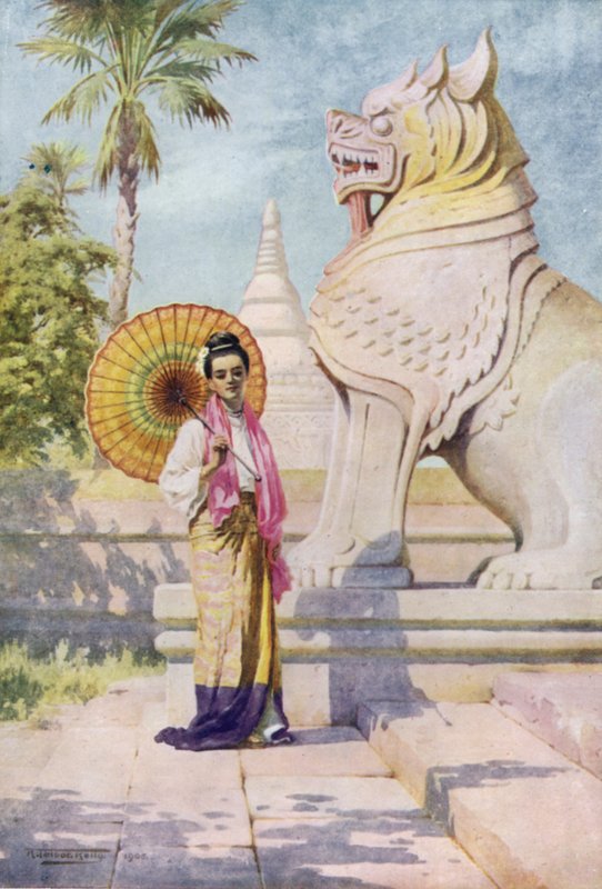 Burma, Schönheit und das Biest von Robert George Talbot Kelly