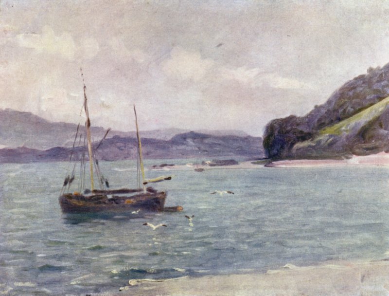 Der Strand, Beaumaris von Robert (after) Fowler