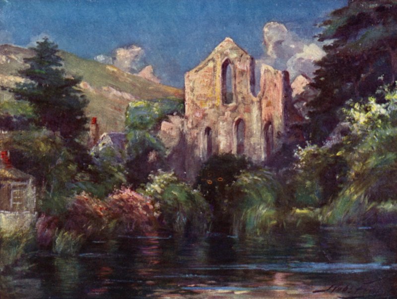 Valle Crucis Abtei von Robert (after) Fowler