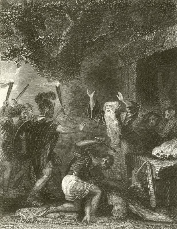 Das Massaker an den Druiden von Robert (after) Smirke